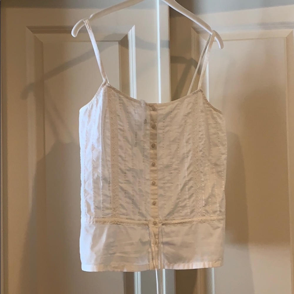Loft pintucked cami